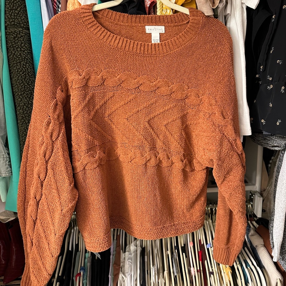 Orange Sweater